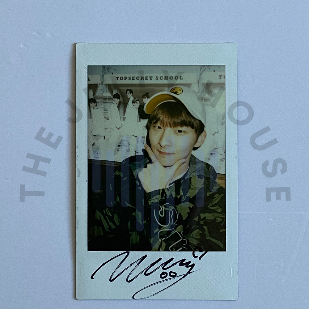 WOOAH Wooyoung Signed Polaroid